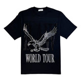 Men Black Label World Tour Black Bling T-Shirt