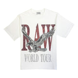 Men Black Label World Tour Red Bling T-Shirt