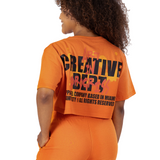 Women Crop Set "Creative DEPT"