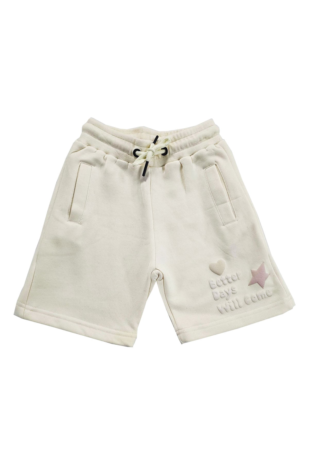 Kids Better Days Puff Cotton Shorts