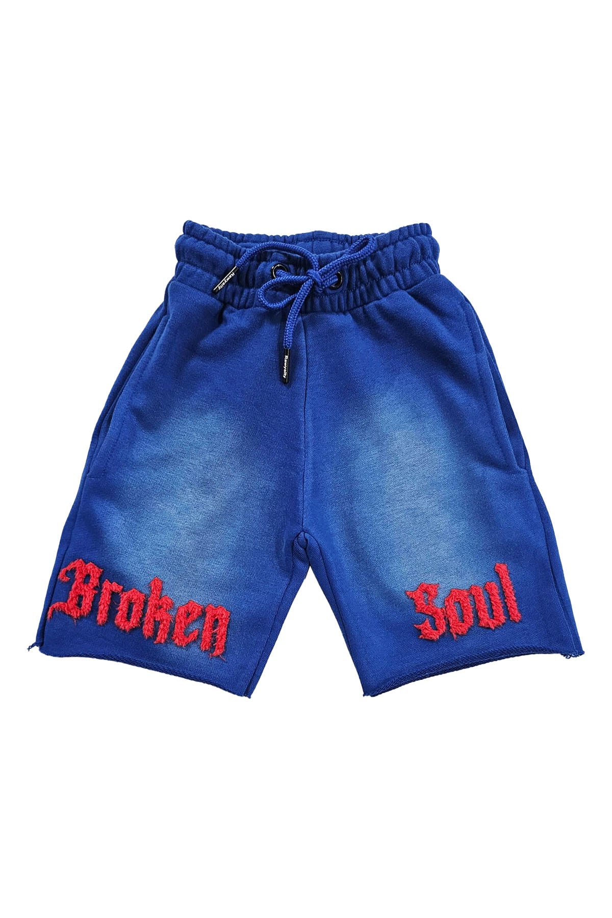 Kids Broken Soul Try Me Chenille Cotton Shorts