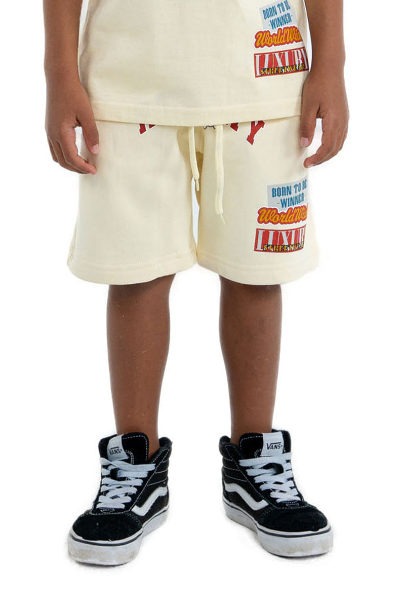 Kids Luxury Streetwear Cotton Shorts