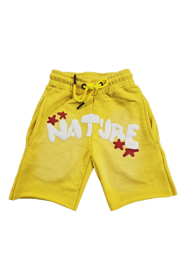 Kids Nature Puff Cotton Shorts