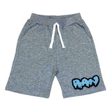 Kids RAW Drip Sky Chenille Cotton Shorts