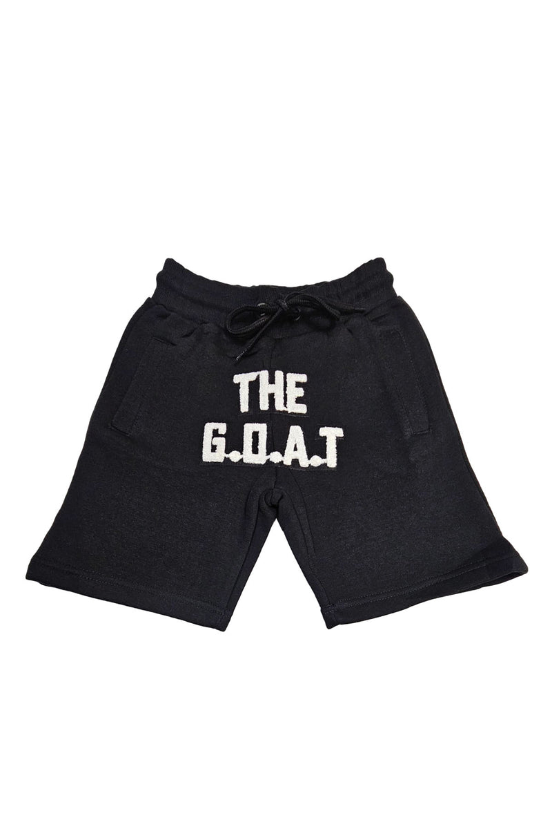 Kids The GOAT Chenille Cotton Shorts