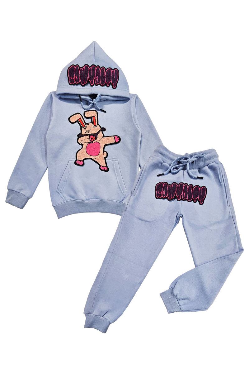 Kids Dub Bunny Chenille Hoodie and Jogger Set