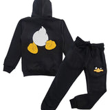 Kids Duck Chenille Hoodie and Jogger Set