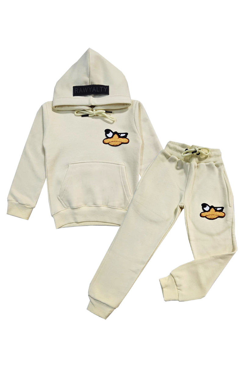 Kids Duck Chenille Hoodie and Jogger Set
