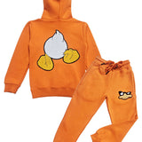 Kids Duck Chenille Hoodie and Jogger Set