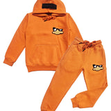 Kids Duck Chenille Hoodie and Jogger Set