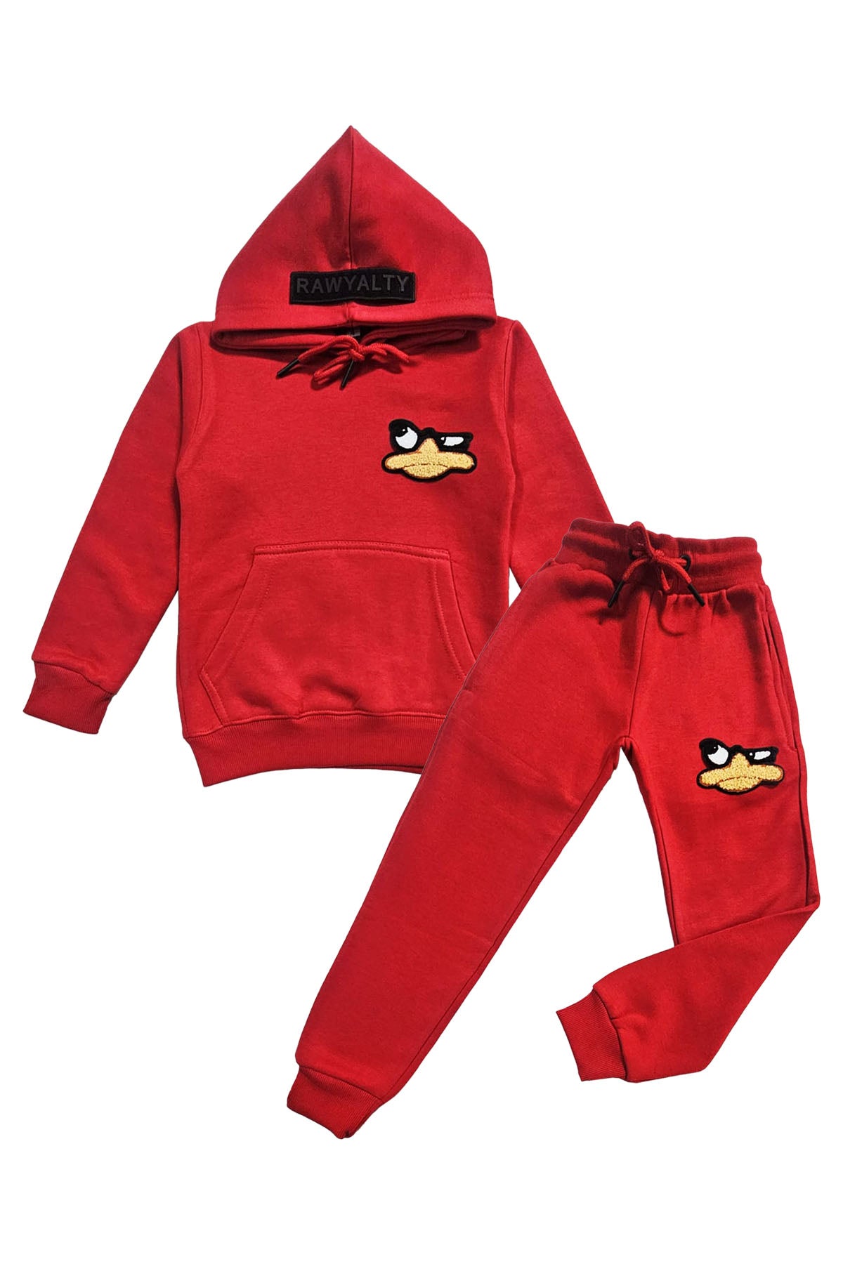 Kids Duck Chenille Hoodie and Jogger Set