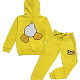 Kids Duck Chenille Hoodie and Jogger Set