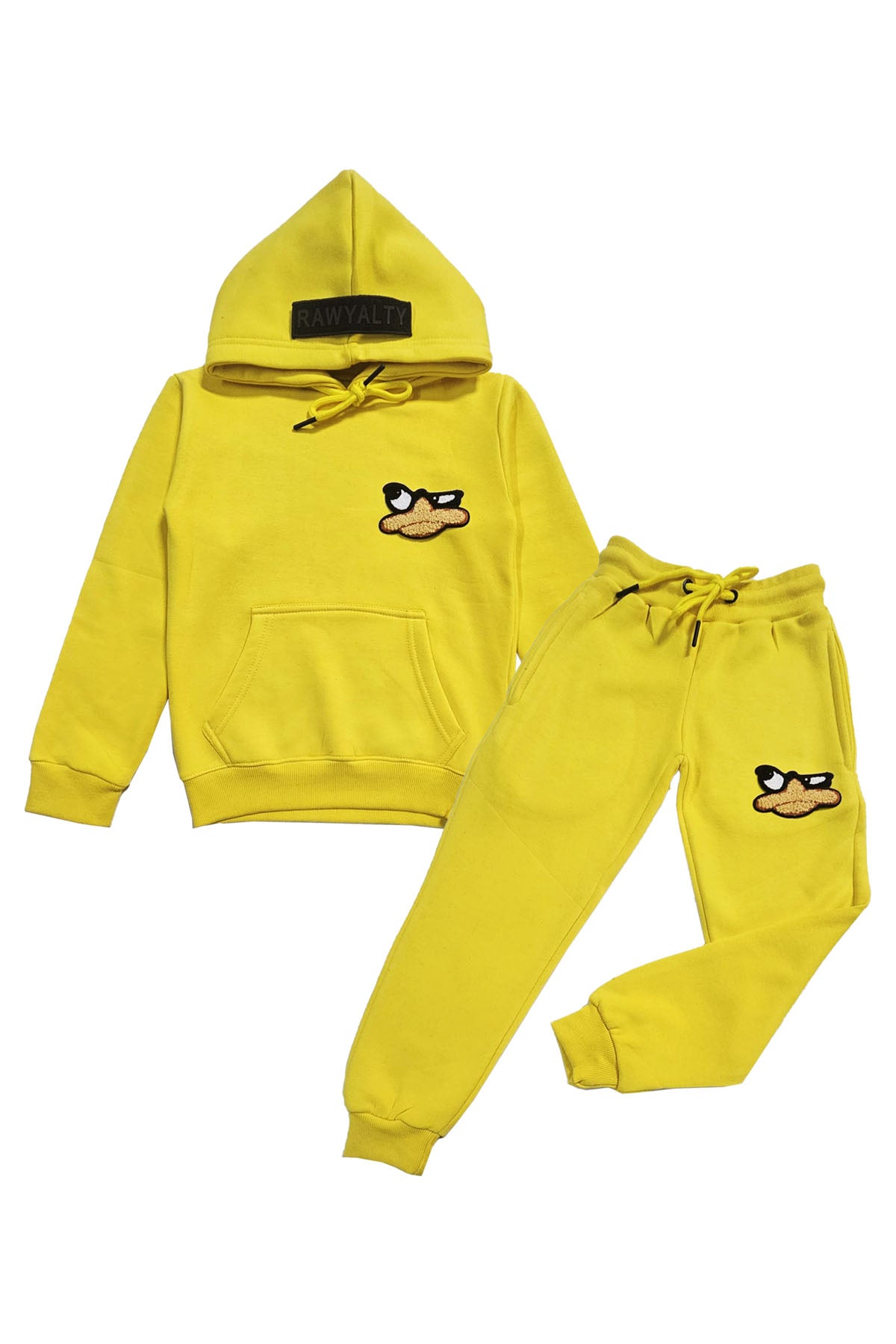 Kids Duck Chenille Hoodie and Jogger Set