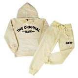 Kids The Original -RAW- Black Silicone Hoodie and Jogger Set