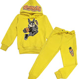 Kids Rabbit Chenille Hoodie and Jogger Set