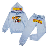 Kids Rawballer Chenille Hoodie and Jogger Set