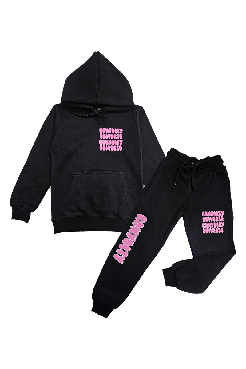 Kids Rawyalty Into The Dark Hoodie and Jogger Set