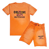 Kids Art In Progress T-Shirt and Cotton Shorts Set