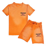 Kids Art In Progress T-Shirt and Cotton Shorts Set