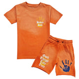 Kids Broken Soul Good Things T-Shirt and Cotton Shorts Set