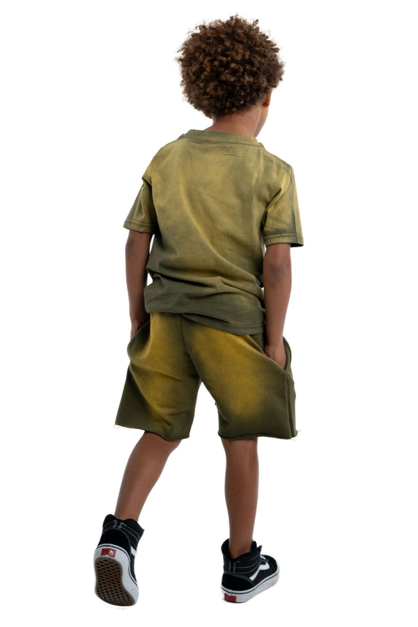 Kids Earth is Watching T-Shirt and Cotton Shorts Set