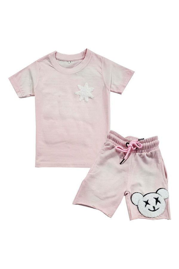 Kids Find Your Way Chenille T-Shirt and Cotton Shorts Set