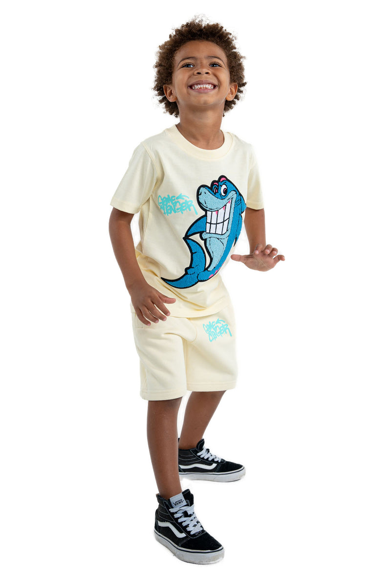 Kids Game Changer Chenille T-Shirt and Cotton Shorts Set