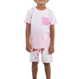 Kids Rawyalty Into The Dark T-Shirt and Cotton Shorts Set