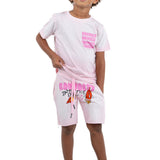 Kids Rawyalty Into The Dark T-Shirt and Cotton Shorts Set