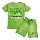 Kids Rawyalty Club T-Shirt and Cotton Shorts Set