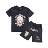 Kids Hollywood Legends Puff Print Crew Neck T-Shirt and Cotton Shorts Set