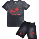 Kids Rawyalty Studios T-Shirt and Cotton Shorts Set