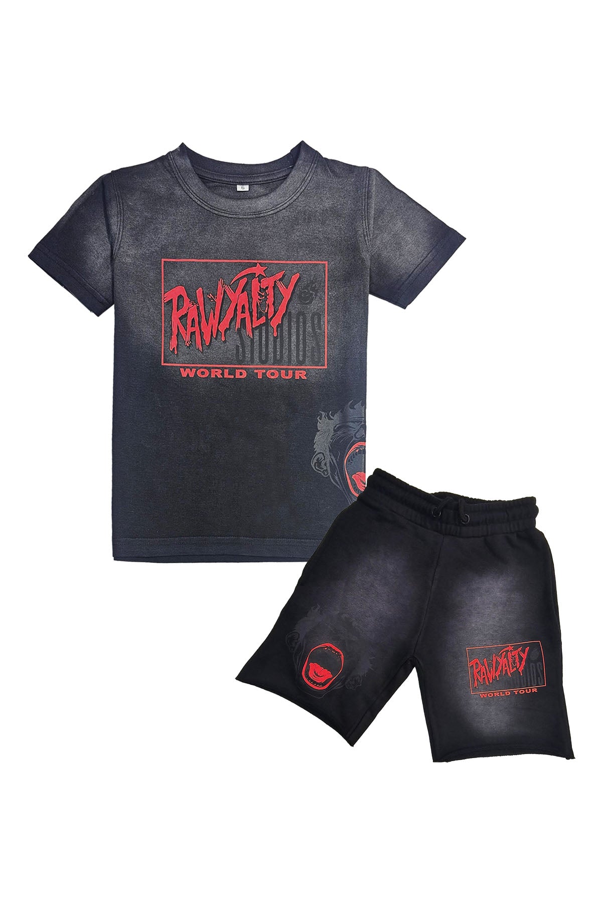 Kids Rawyalty Studios T-Shirt and Cotton Shorts Set