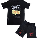 Kids Rawyalty Studios T-Shirt and Cotton Shorts Set