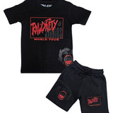 Kids Rawyalty Studios T-Shirt and Cotton Shorts Set