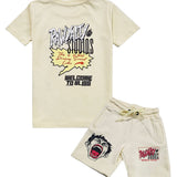 Kids Rawyalty Studios T-Shirt and Cotton Shorts Set