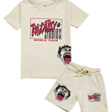 Kids Rawyalty Studios T-Shirt and Cotton Shorts Set