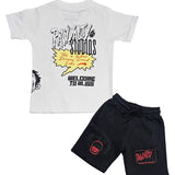 Kids Rawyalty Studios T-Shirt and Cotton Shorts Set