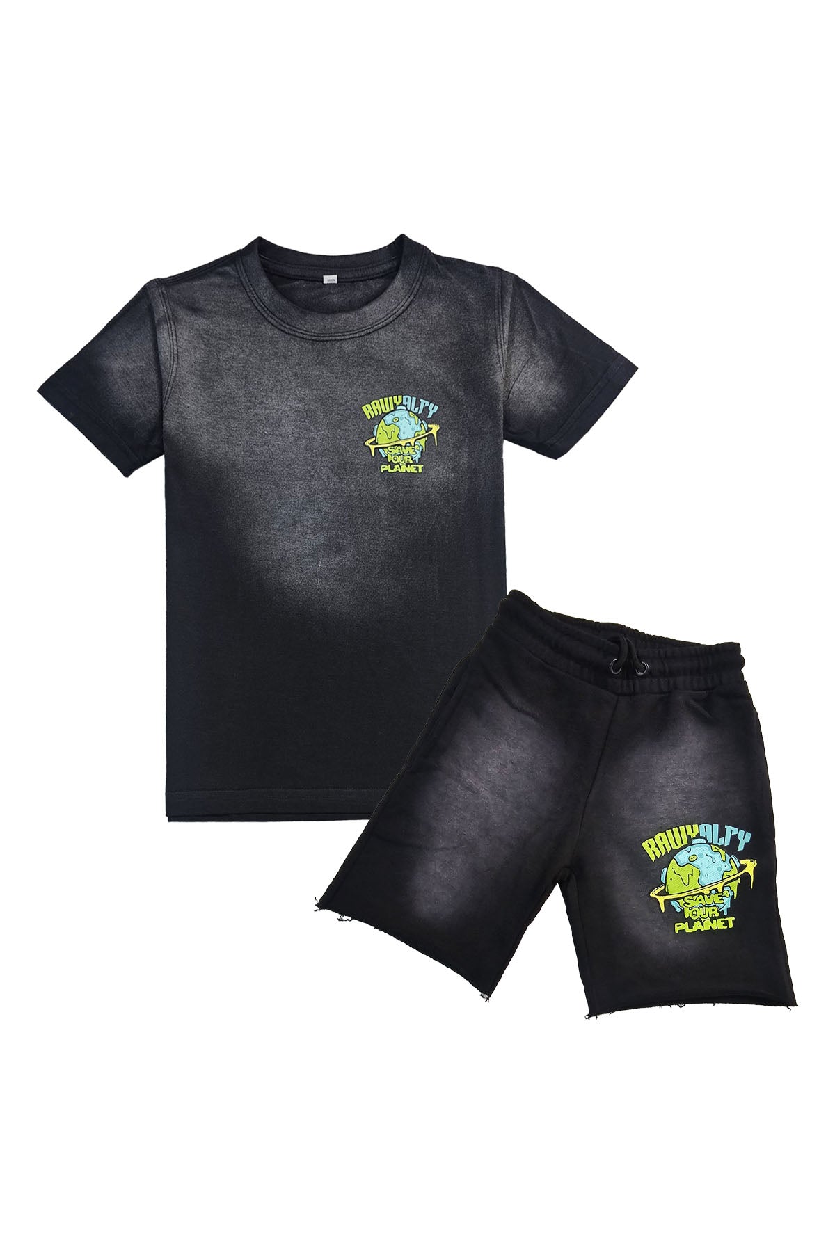 Kids Save Our Planet T-Shirt and Cotton Shorts Set