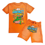 Kids RAW Space Voyage T-Shirt and Cotton Shorts Set