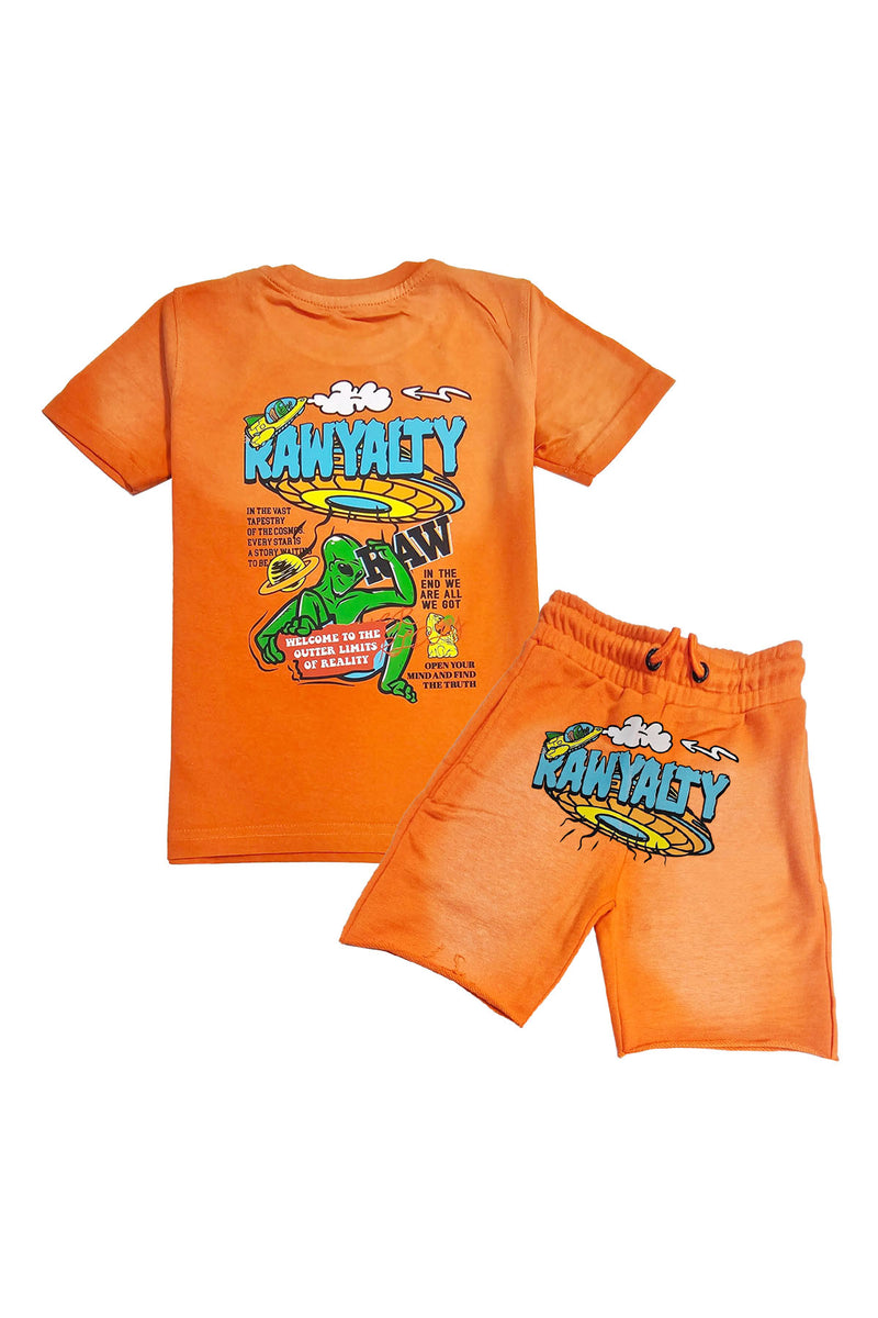Kids RAW Space Voyage T-Shirt and Cotton Shorts Set