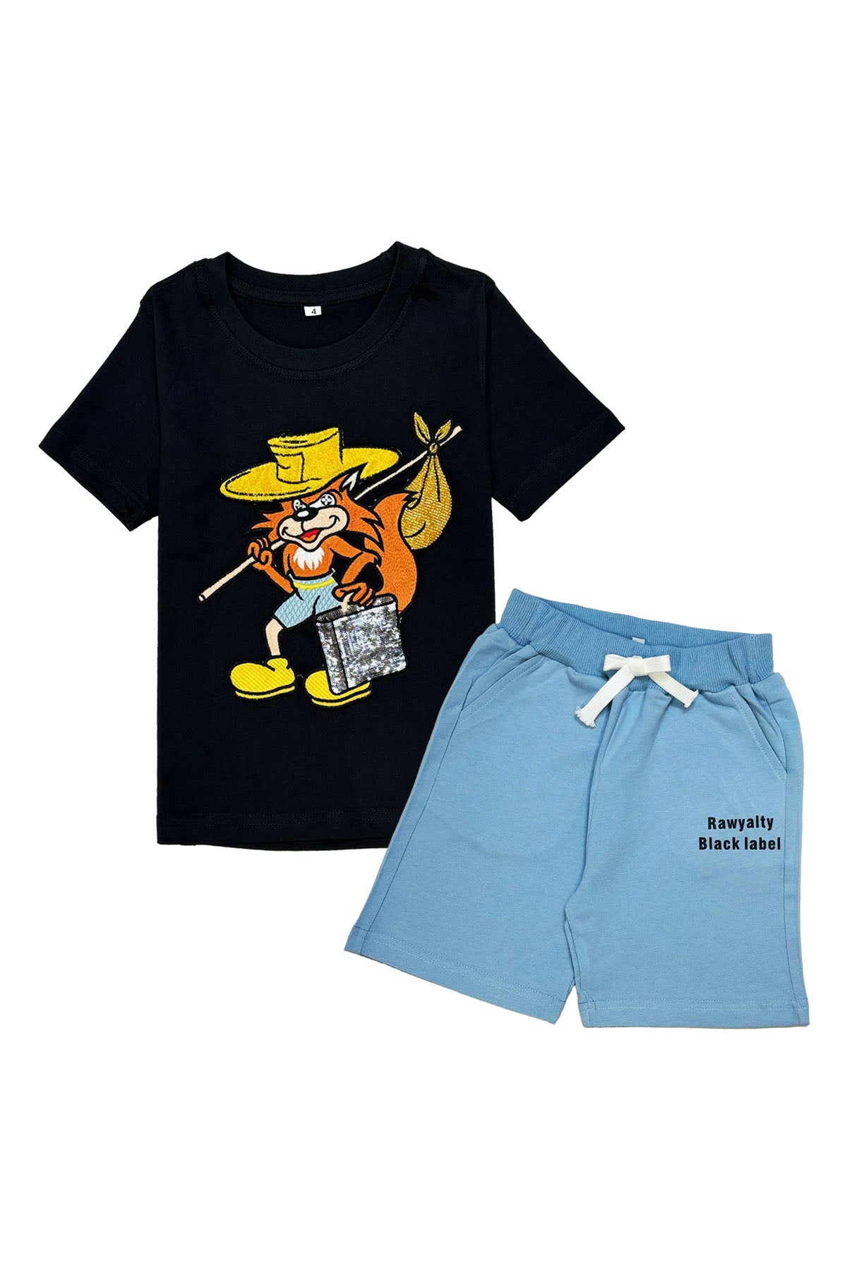 Kids Traveler T-Shirt and Cotton Shorts Set