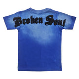 Kids Broken Soul Black Chenille T-Shirt