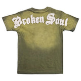 Kids Broken Soul Cream Chenille T-Shirt