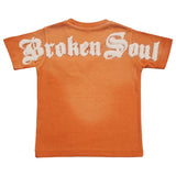 Kids Broken Soul Cream Chenille T-Shirt