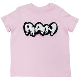 Kids RAW Drip White Chenille Crew Neck T-Shirt