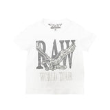 Kids RAW World Tour Black Bling Crew Neck T-Shirt