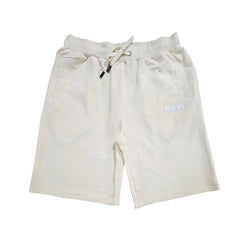 Men The Original -RAW- White Silicone Cotton Shorts - Rawyalty Clothing