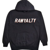 Men 004 RAWYALTY White 3D Embroidery Hoodie