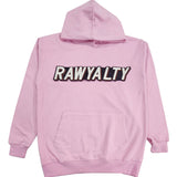 Men 004 RAWYALTY White 3D Embroidery Hoodie